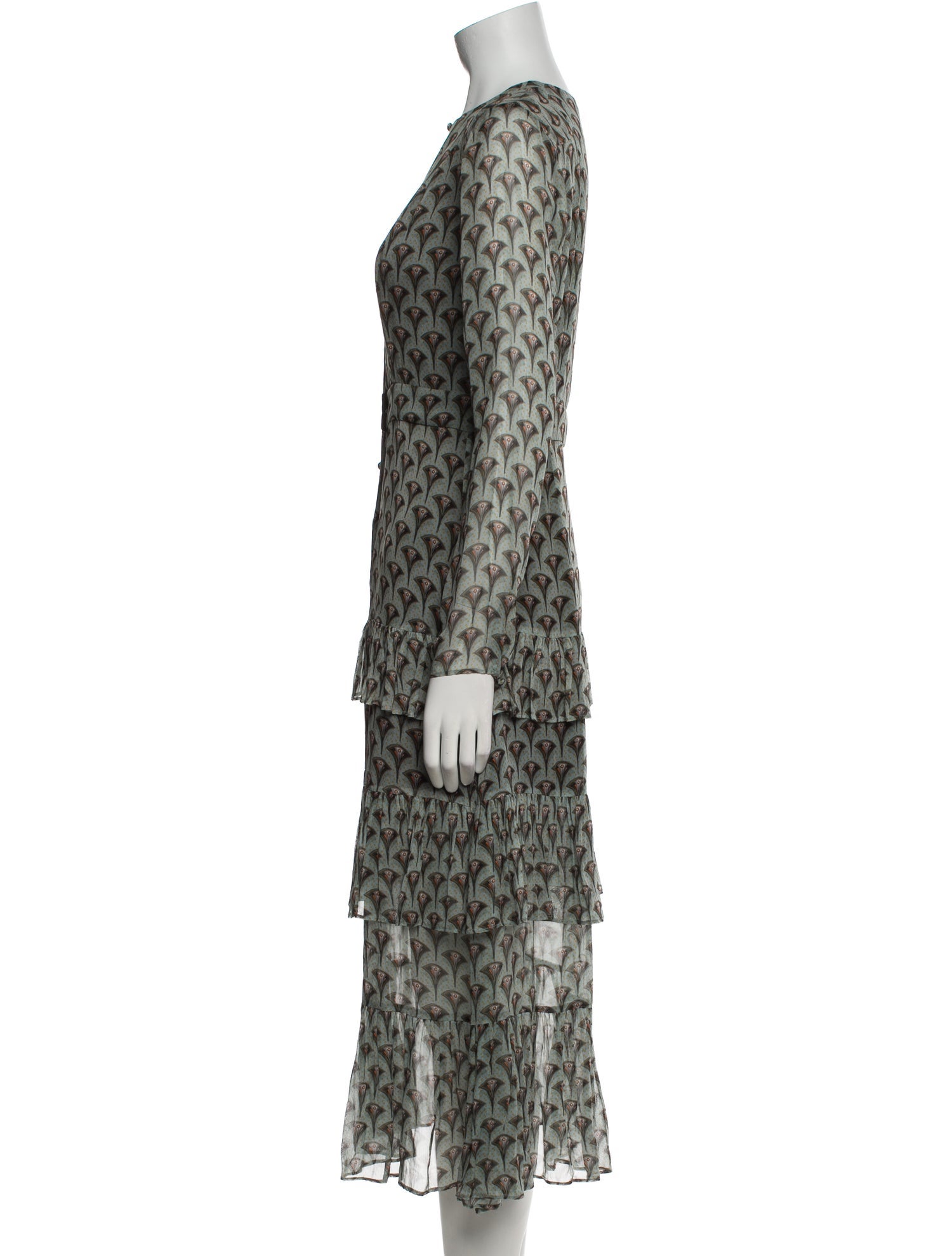Alexis Animal Print Long Dress