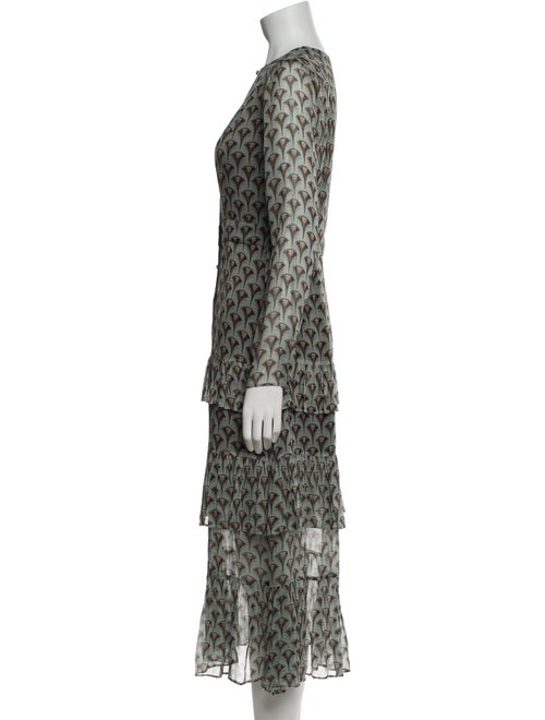 Alexis Animal Print Long Dress