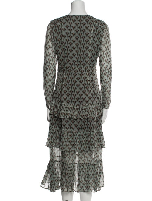 Alexis Animal Print Long Dress