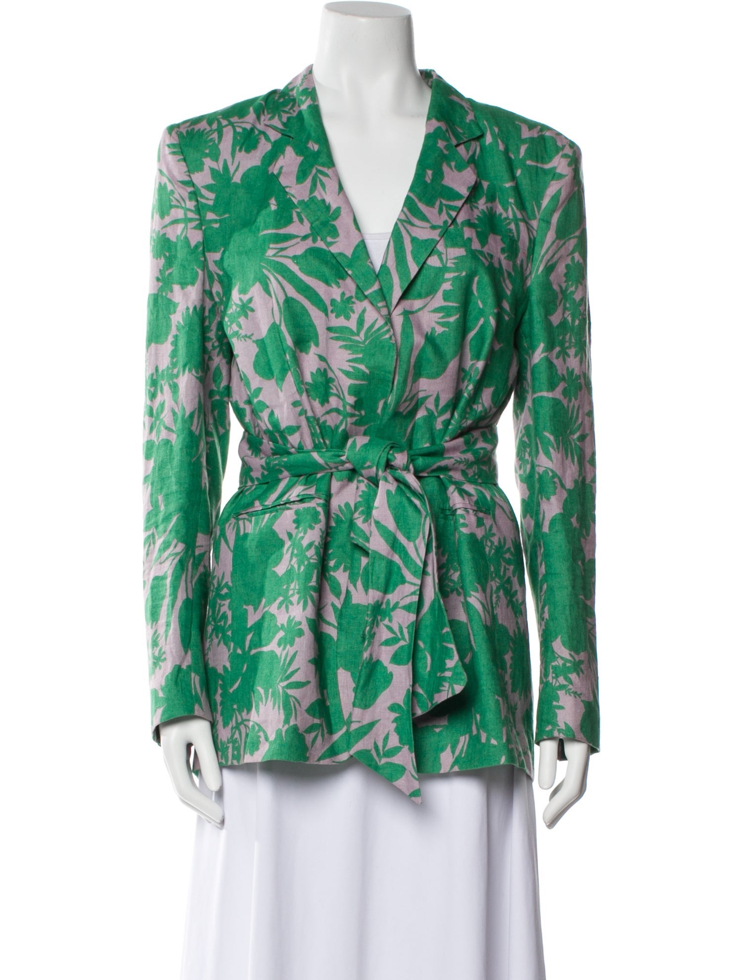 Alexis Linen Printed Jacket