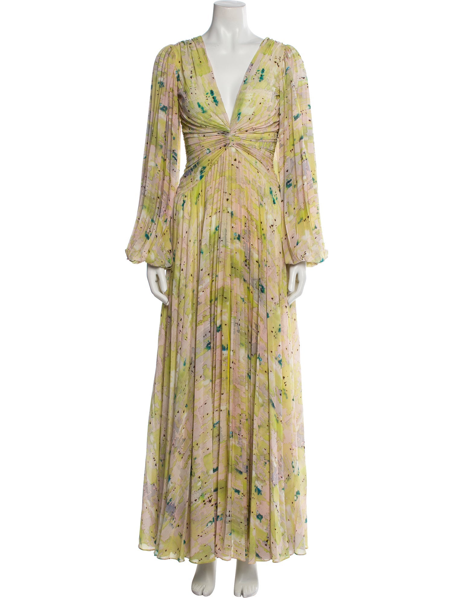 Alexis Floral Print Long Dress
