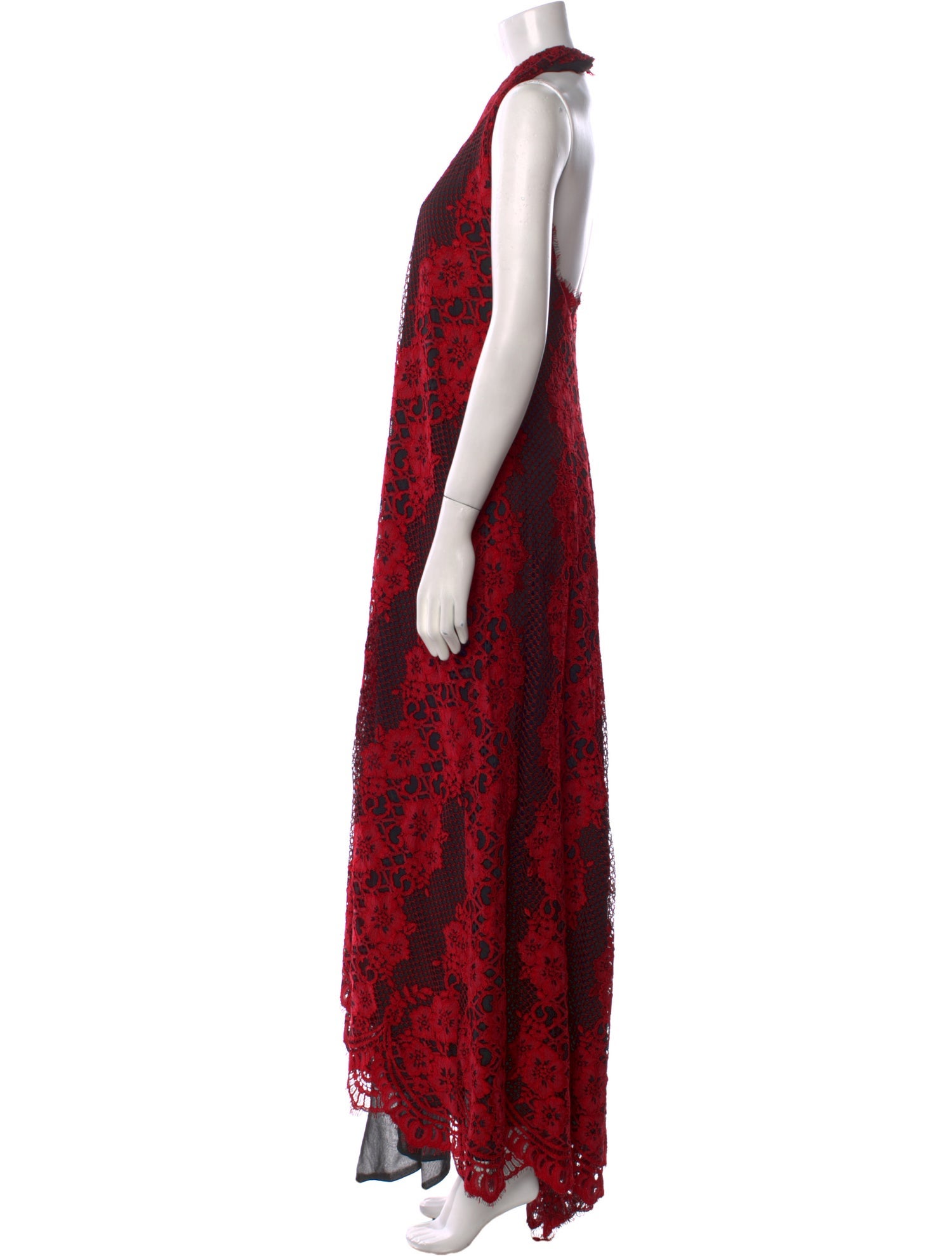 Alexis Floral Print Long Dress w/ Tags