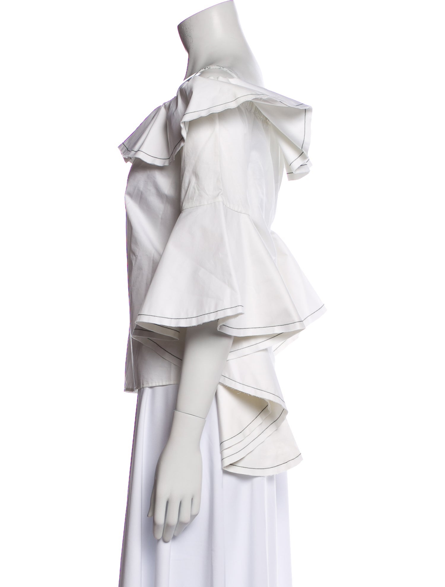 Alexis Off-The-Shoulder Three-Quarter Sleeve Blouse