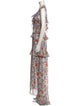 Alexis Floral Print Long Dress