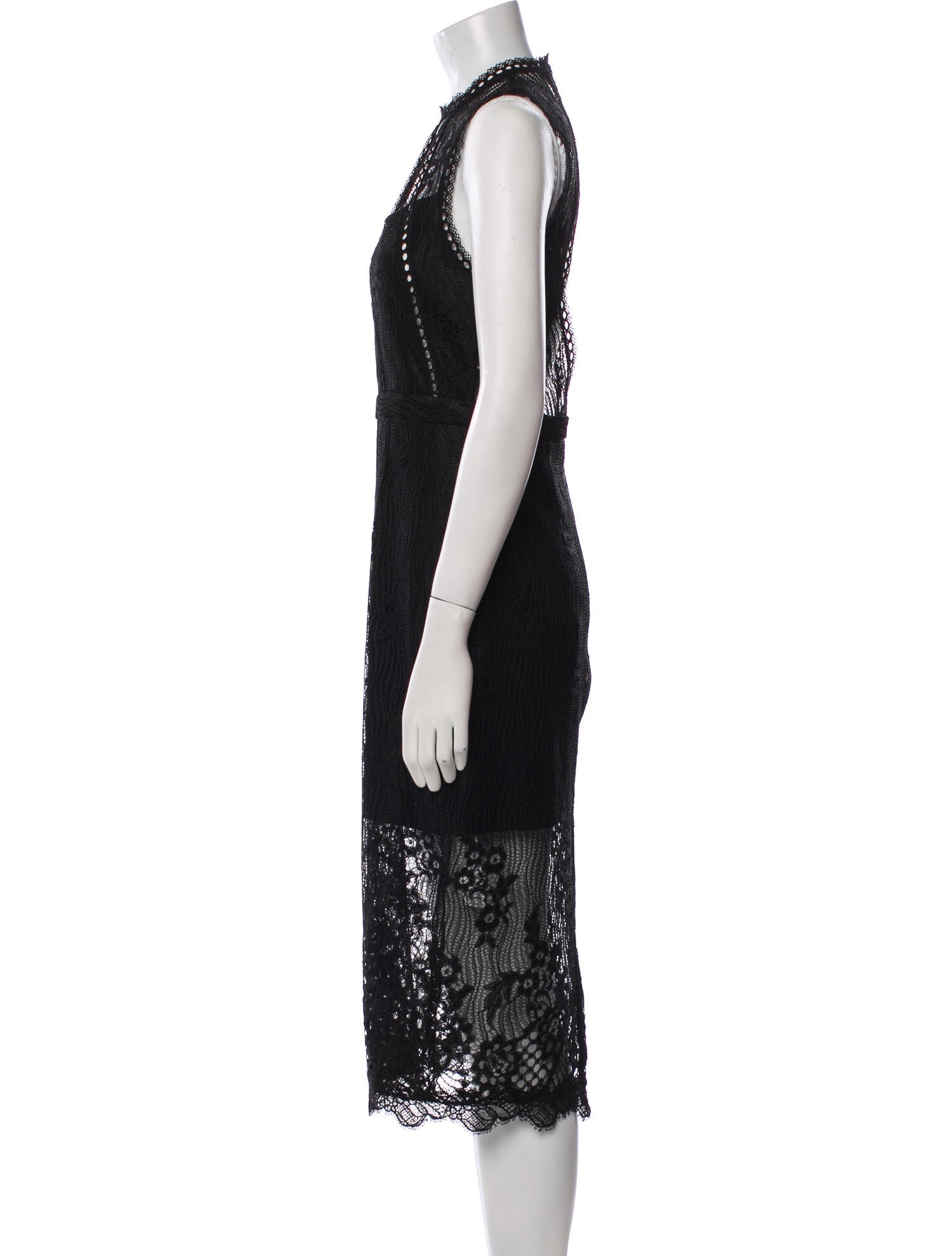 Alexis Lace Pattern Midi Length Dress w/ Tags