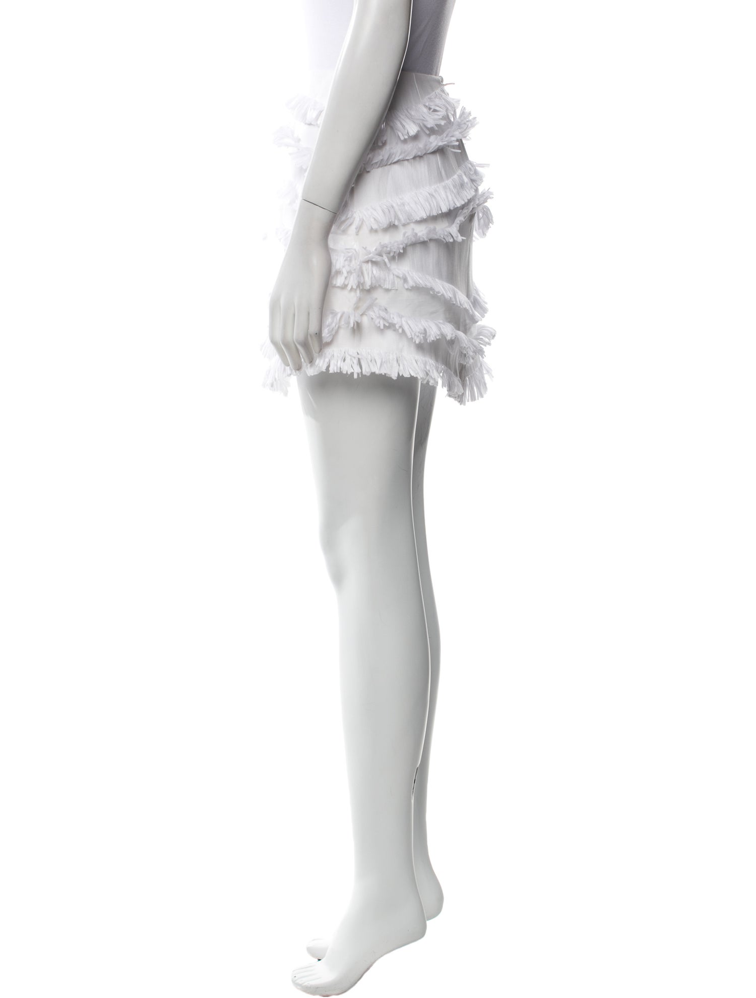 Alexis Fringe Trim Accent Mini Skirt