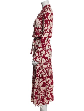 Alexis Floral Print Long Dress