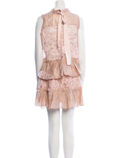 Alexis Lace Pattern Ruffle Embellishment Skirt Set