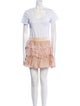 Alexis Lace Pattern Ruffle Embellishment Skirt Set