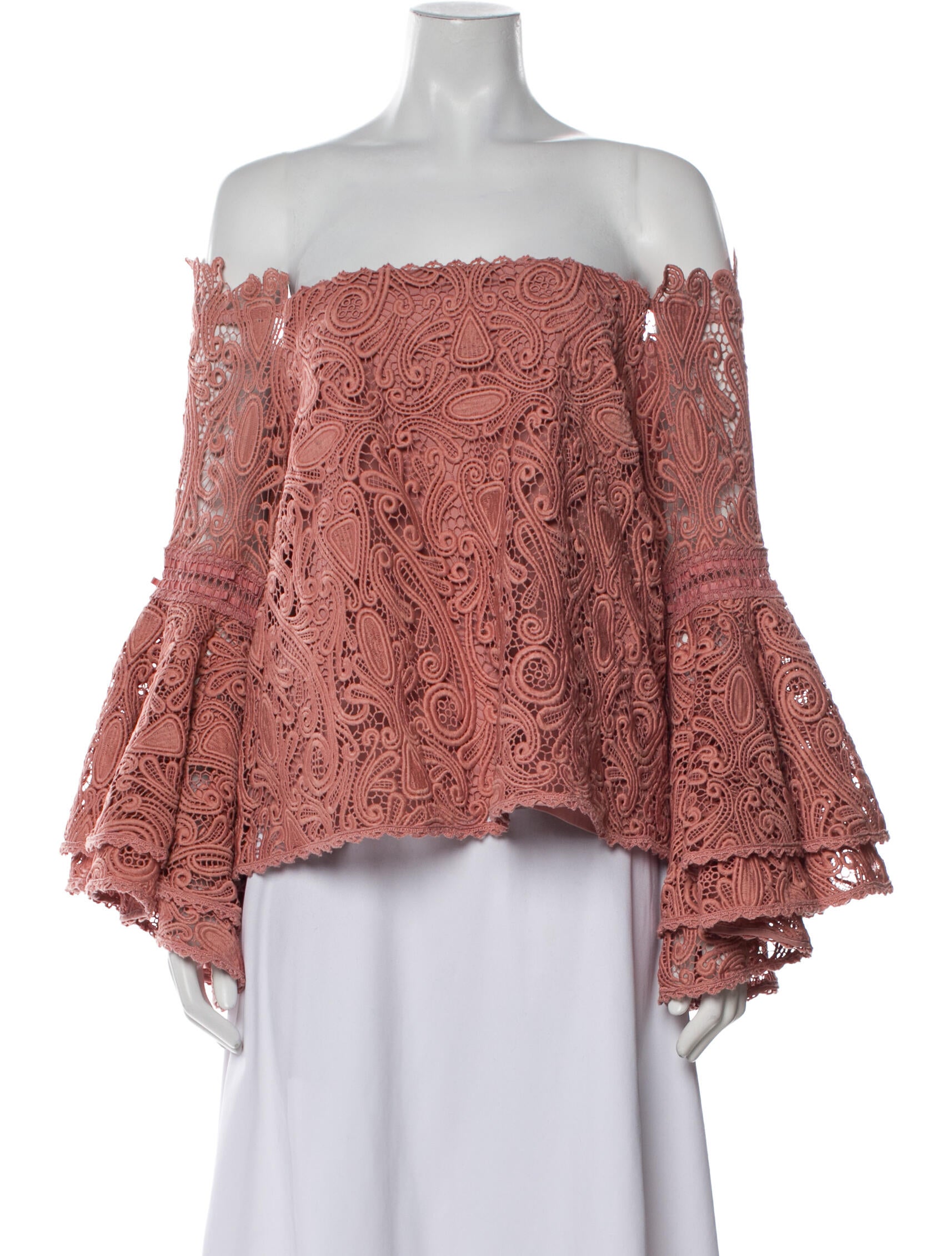 Alexis Printed Off-The-Shoulder Blouse