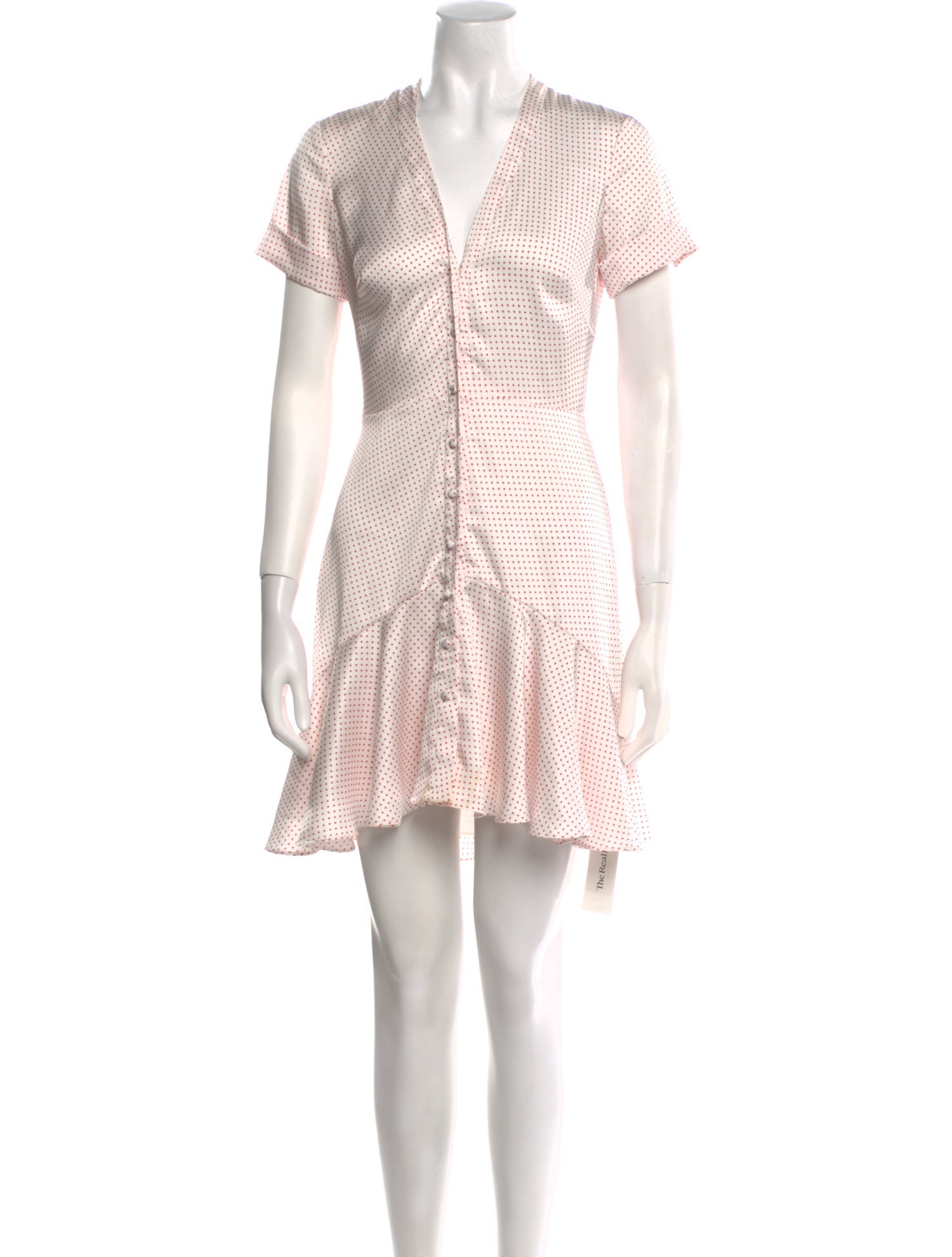 Alexis Polka Dot Print Mini Dress