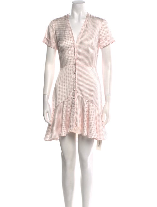 Alexis Polka Dot Print Mini Dress