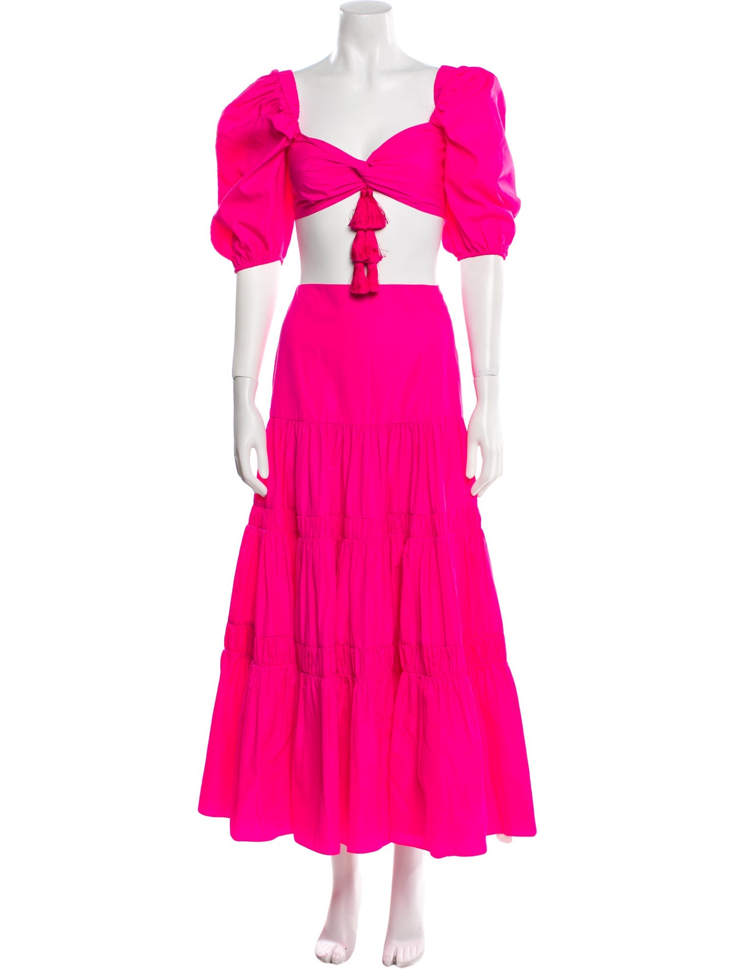 Alexis Tassel Accents Skirt Set