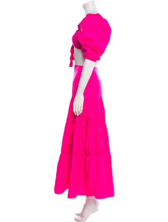 Alexis Tassel Accents Skirt Set