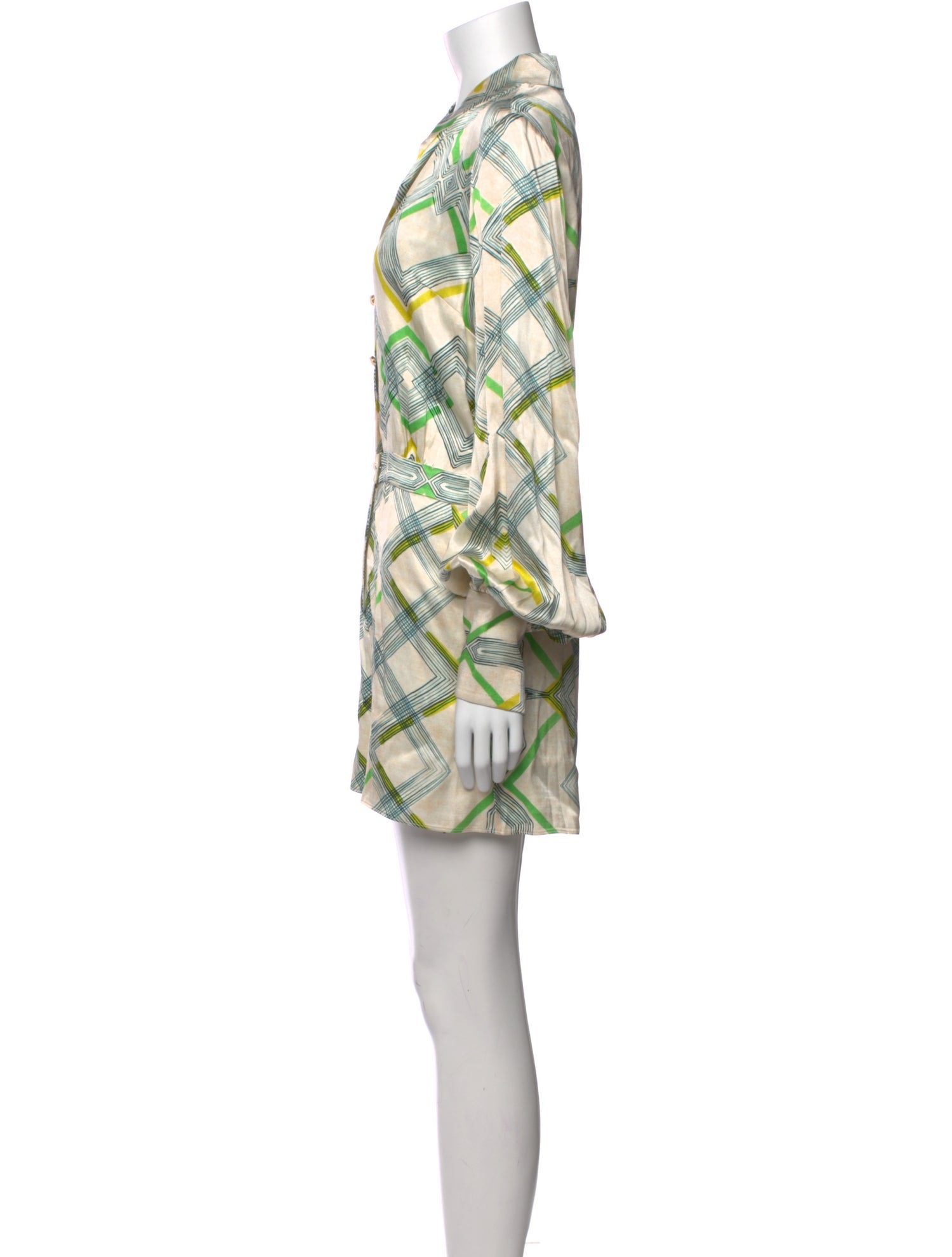 Alexis Printed V-Neck Romper w/ Tags