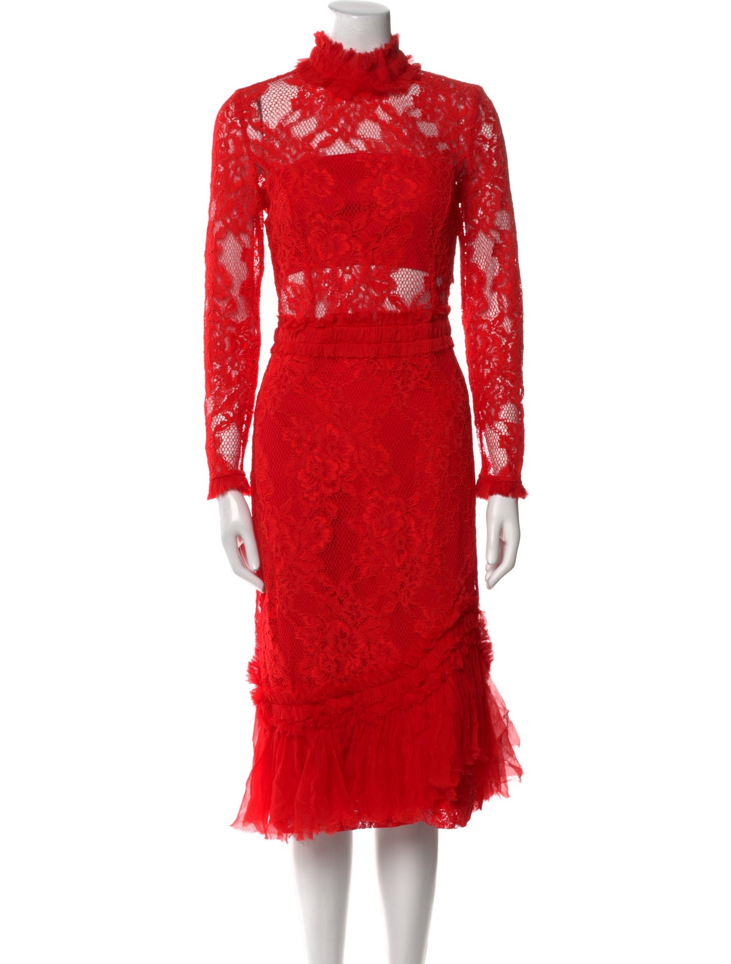 Alexis Nylon Midi Length Dress