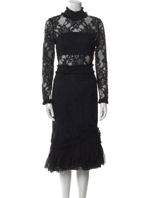 Alexis Nylon Midi Length Dress