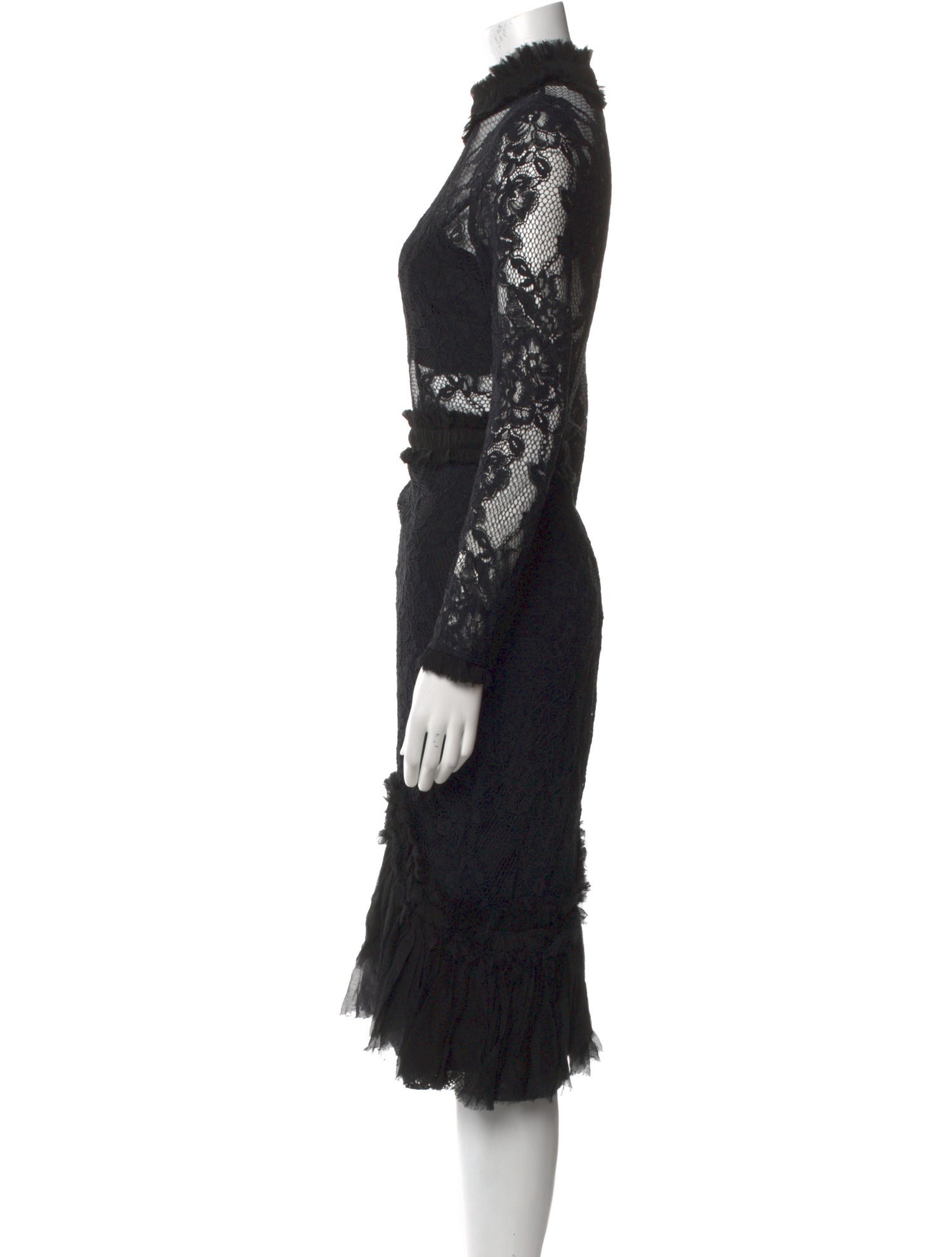 Alexis Nylon Midi Length Dress