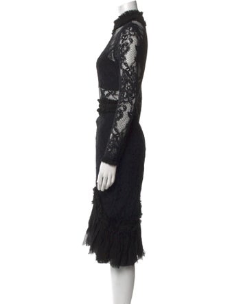 Alexis Nylon Midi Length Dress