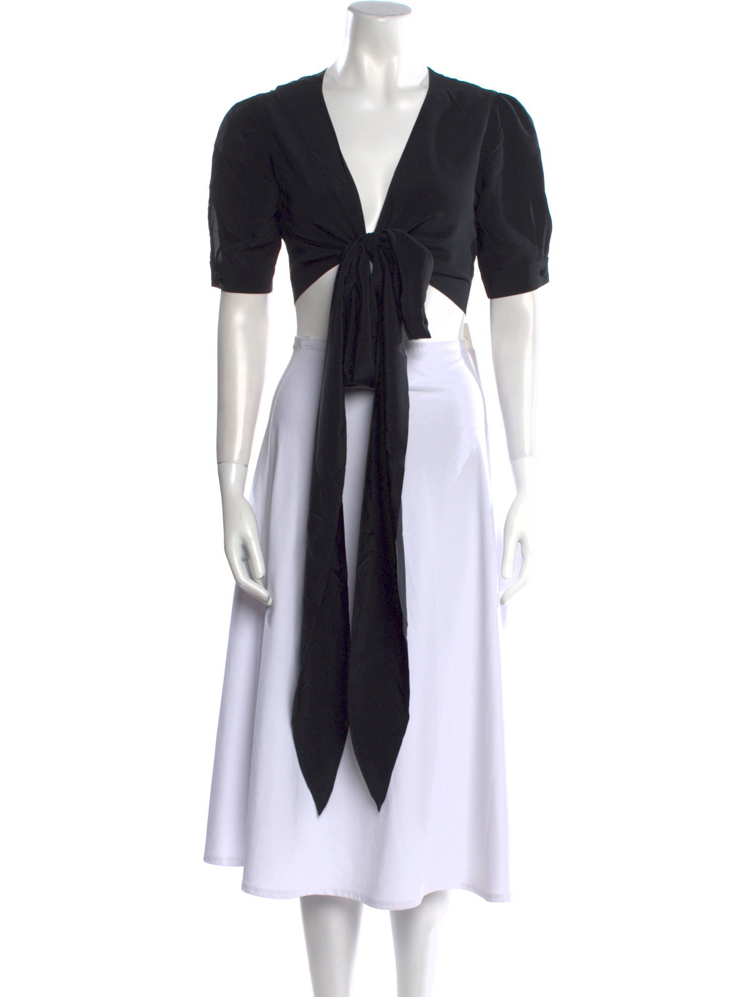 Alexis Silk V-Neck Top