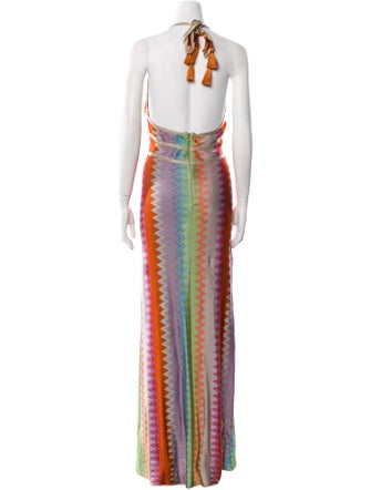Alexis Striped Long Dress
