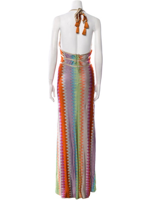 Alexis Striped Long Dress