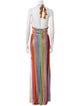 Alexis Striped Long Dress