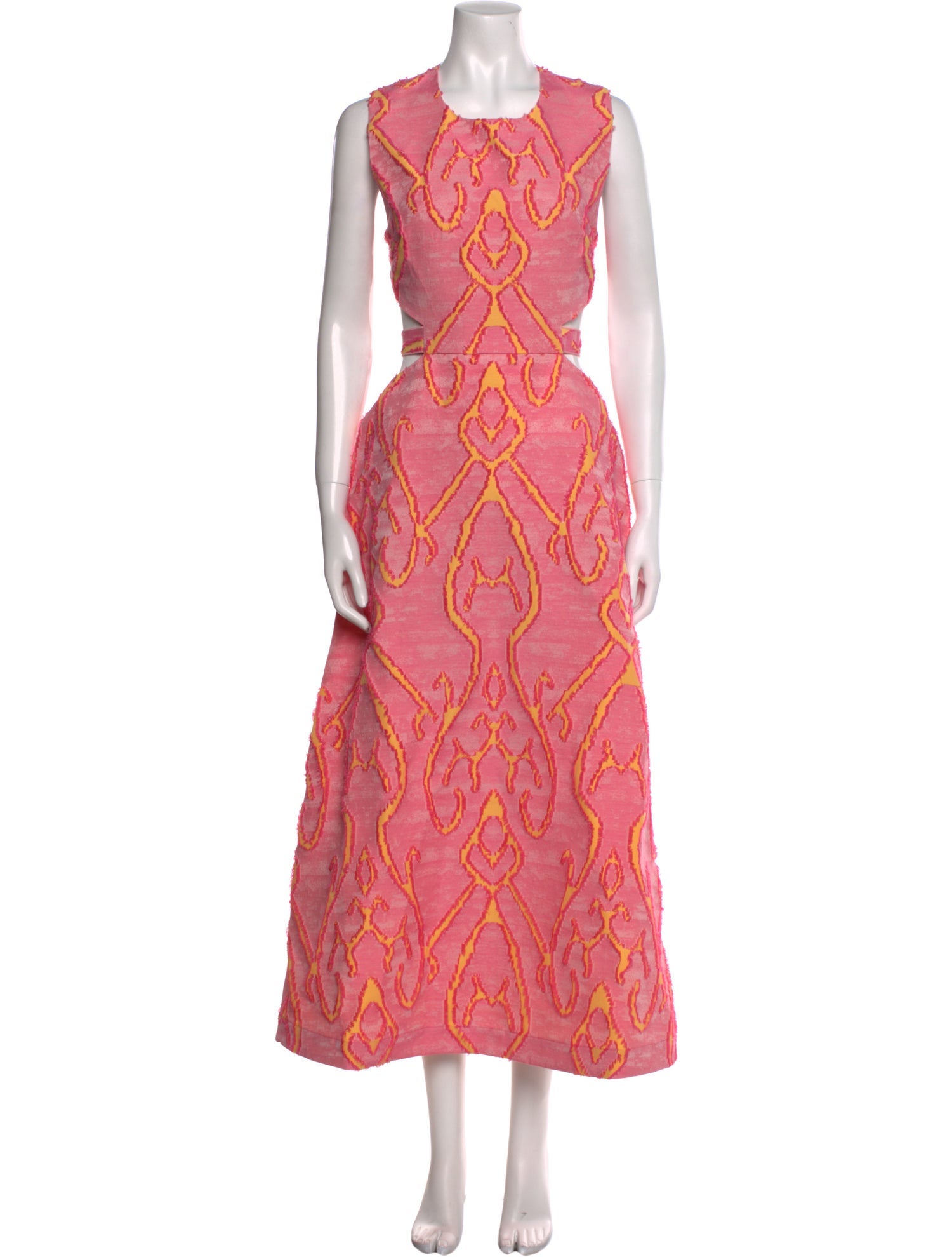 Alexis Printed Long Dress w/ Tags