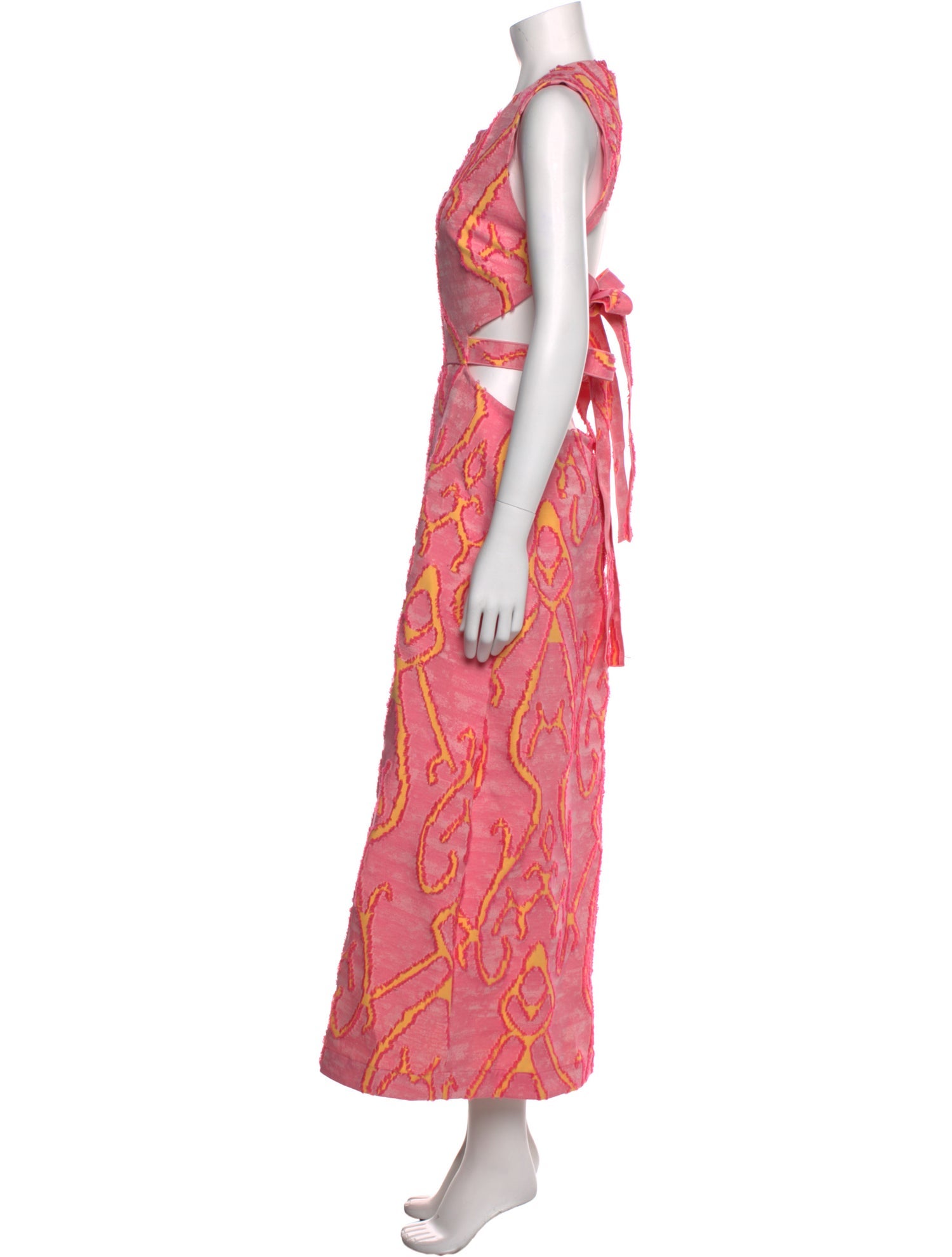 Alexis Printed Long Dress w/ Tags