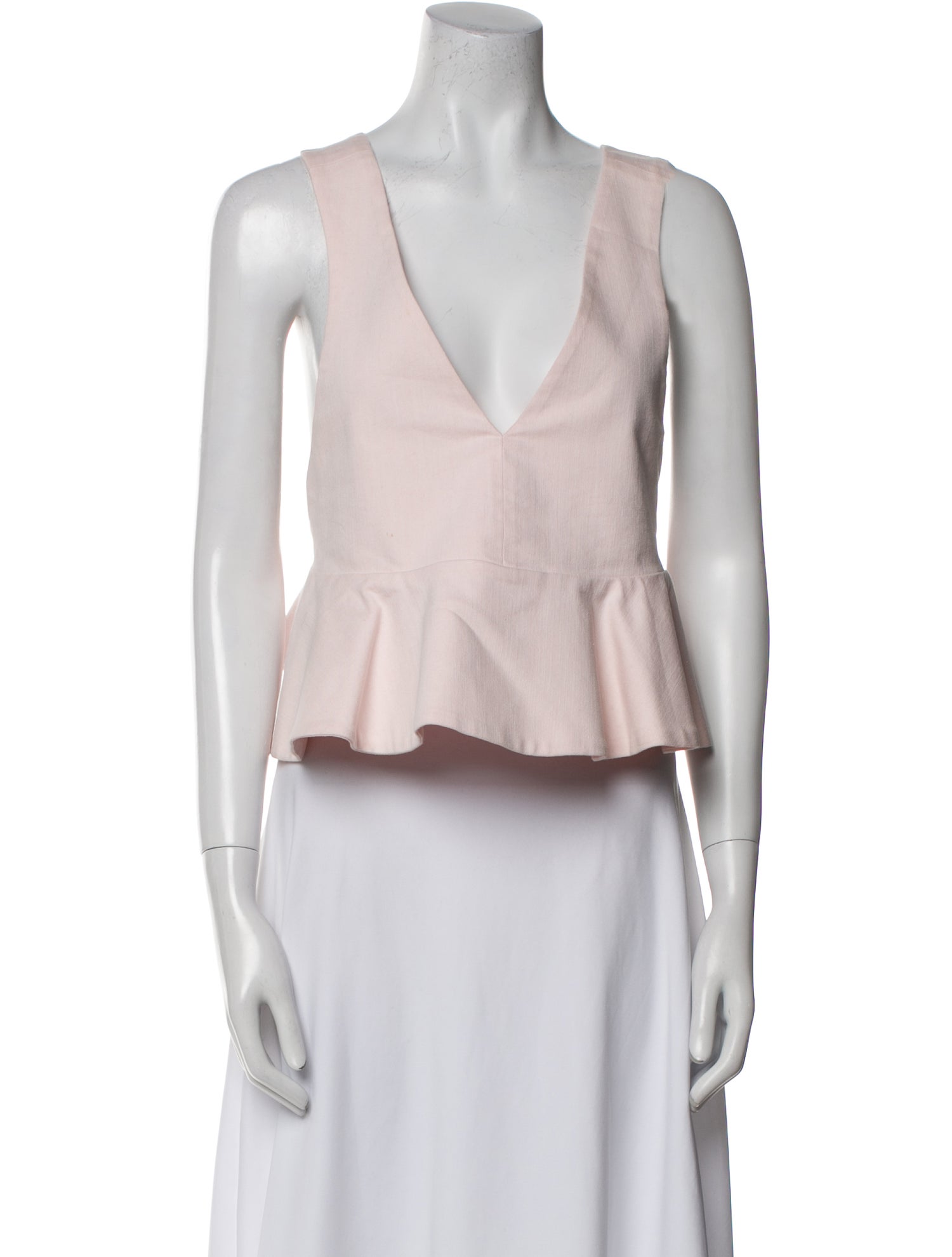 Alexis V-Neck Sleeveless Crop Top