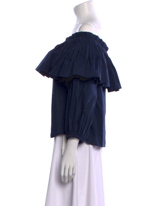 Alexis Off-The-Shoulder Three-Quarter Sleeve Blouse