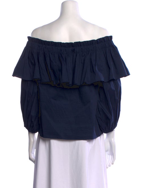 Alexis Off-The-Shoulder Three-Quarter Sleeve Blouse