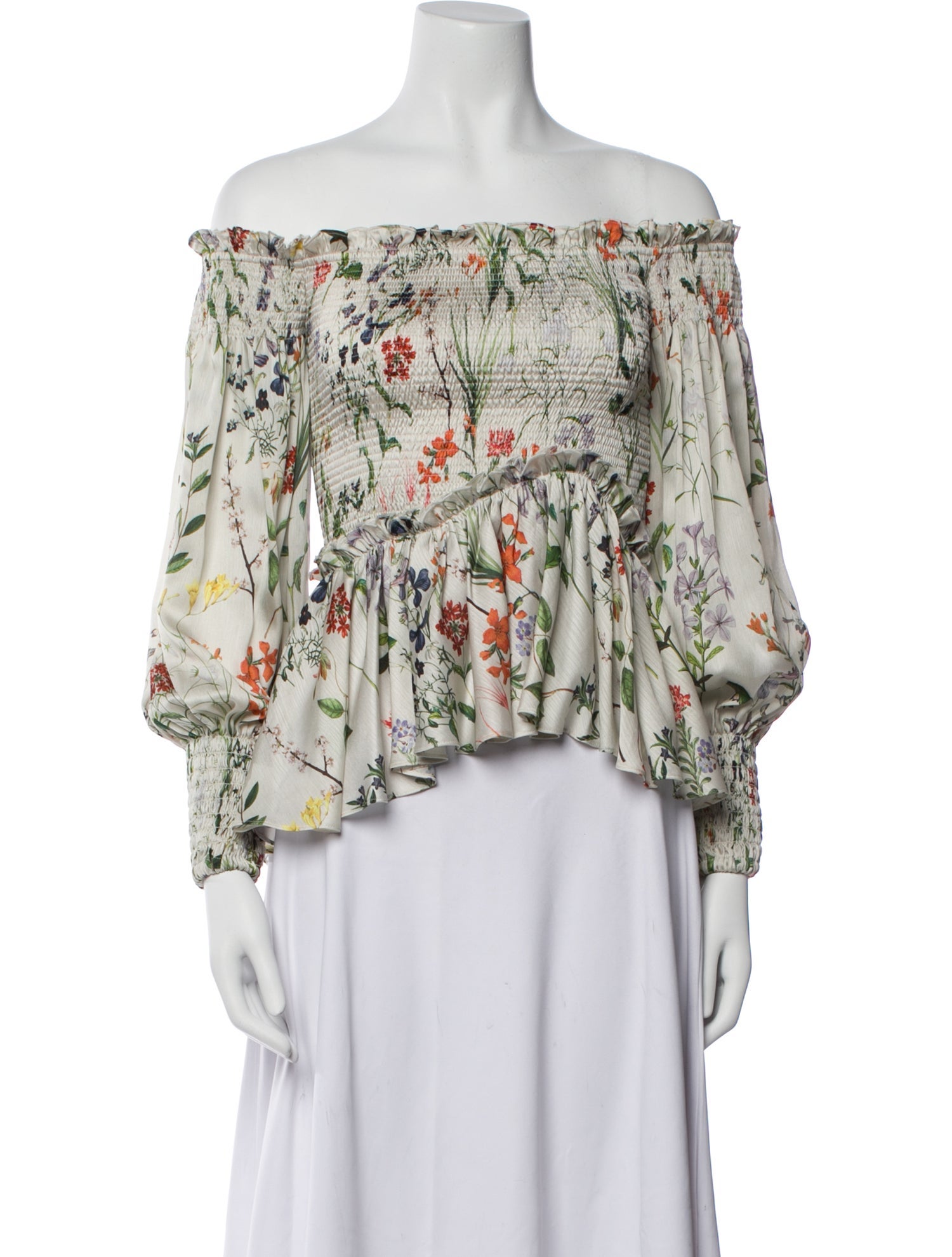 Alexis Printed Off-The-Shoulder Blouse