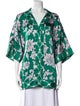 Alexis Floral Print Three-Quarter Sleeve Tunic