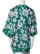 Alexis Floral Print Three-Quarter Sleeve Tunic