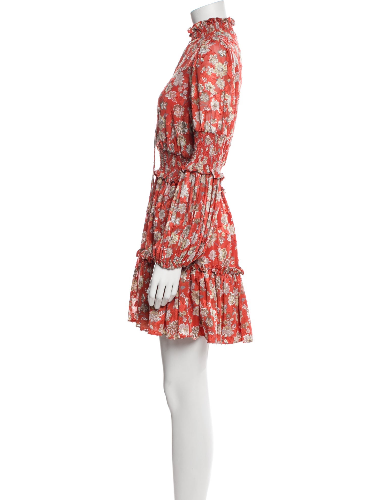 Alexis Floral Print Mini Dress