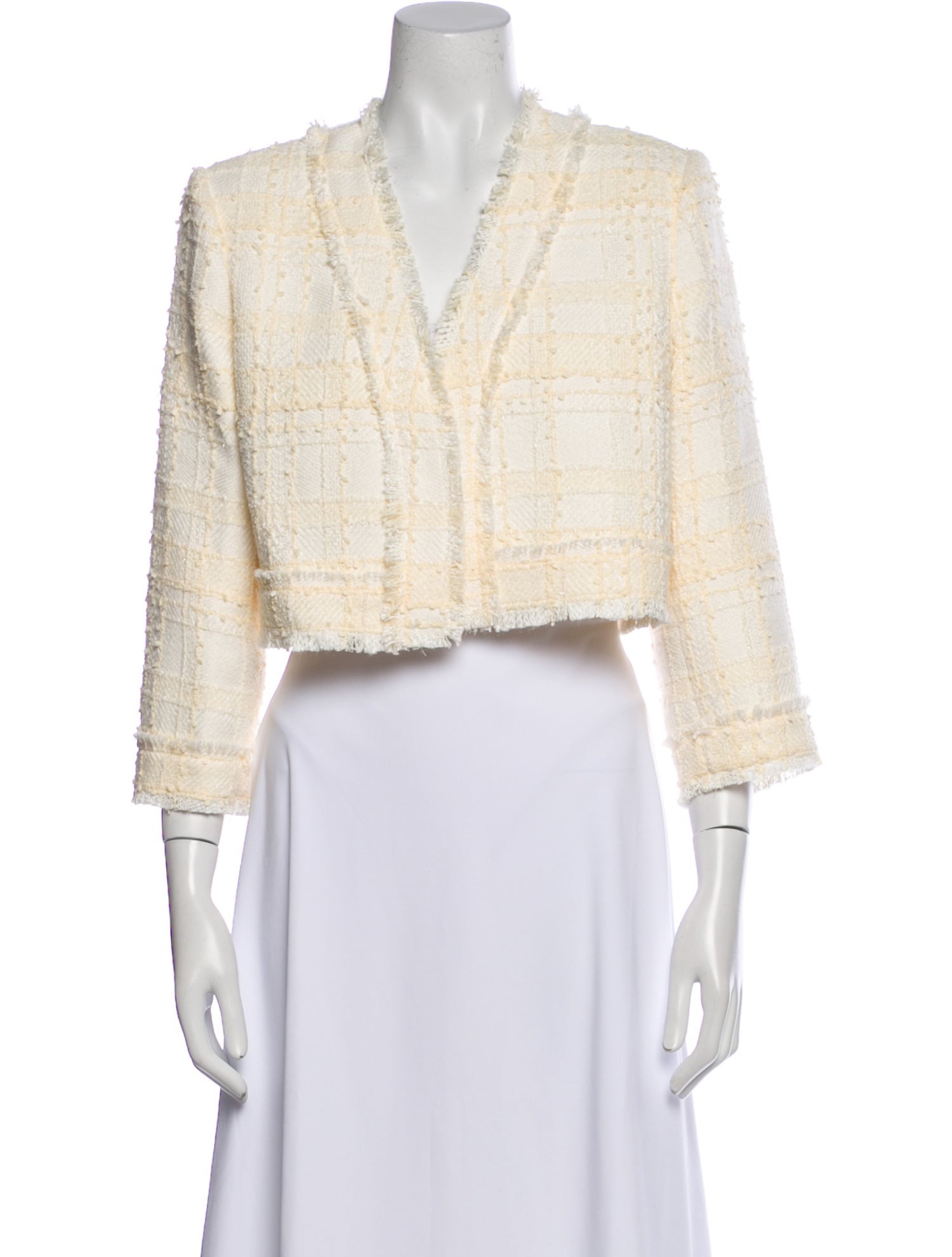Alexis Tweed Pattern Evening Jacket