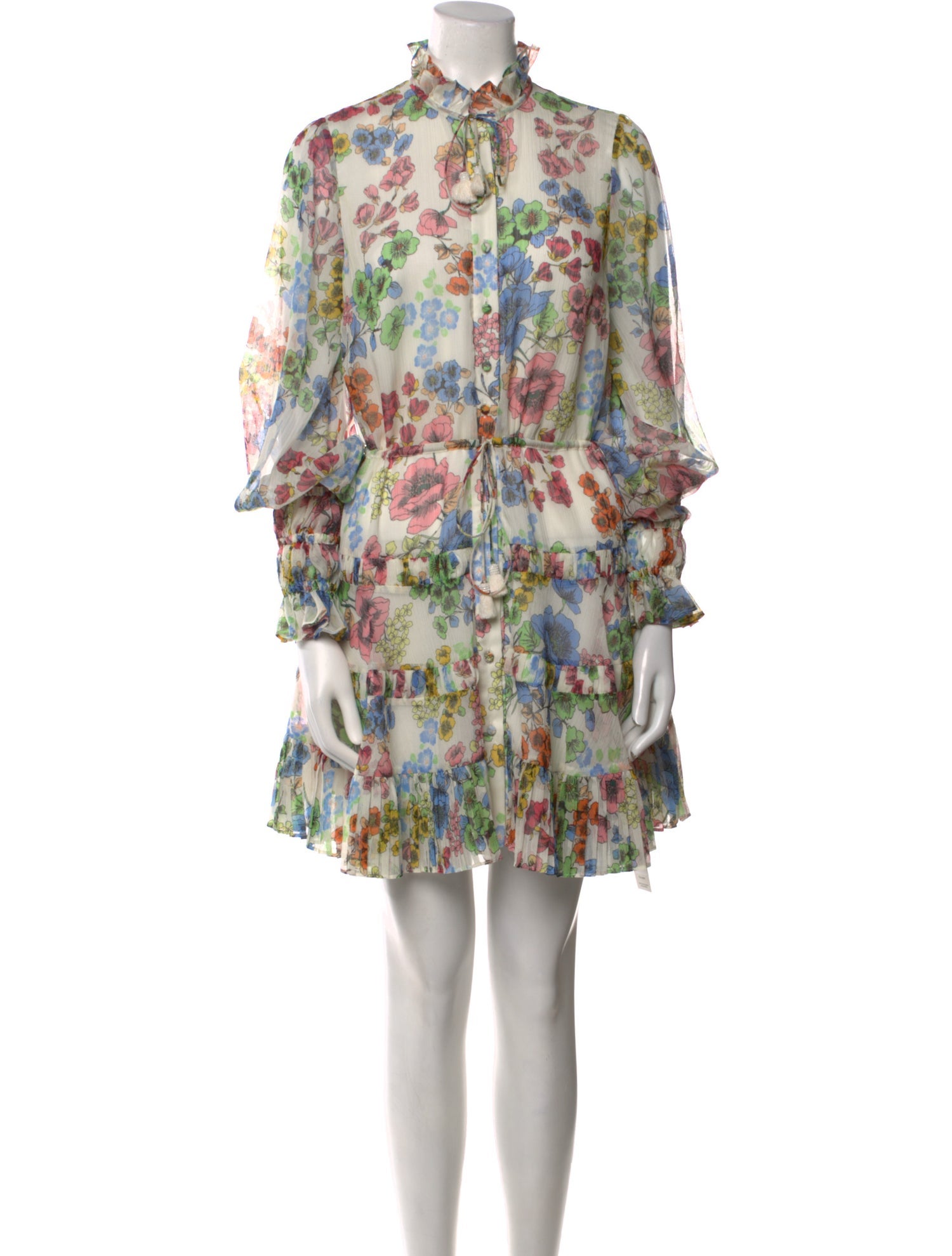 Alexis Floral Print Mini Dress