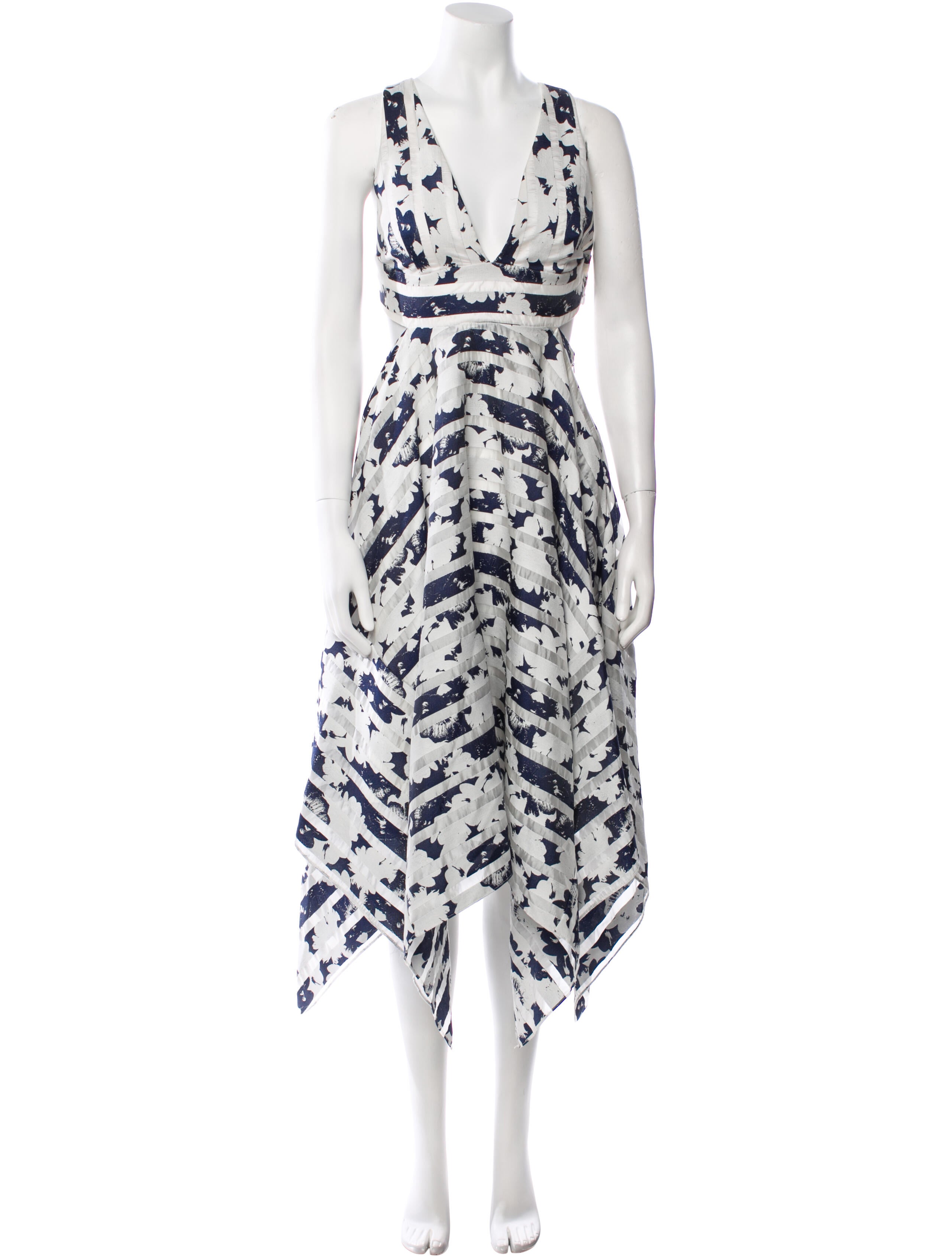 Alexis Floral Print Long Dress