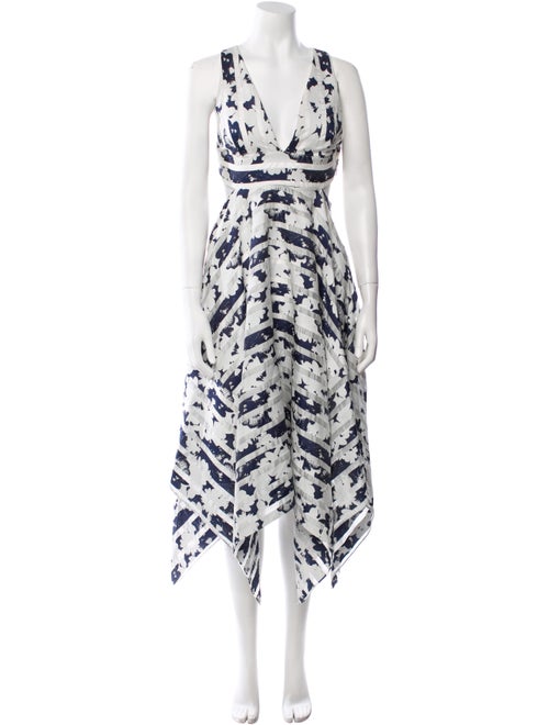 Alexis Floral Print Long Dress