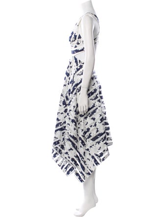 Alexis Floral Print Long Dress