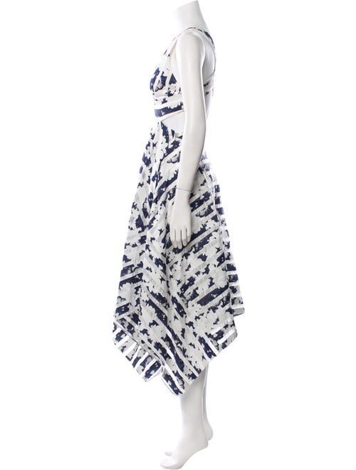 Alexis Floral Print Long Dress