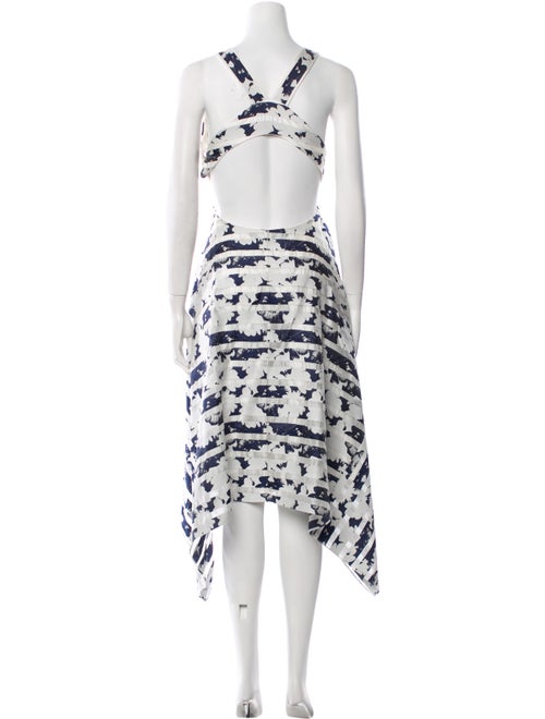 Alexis Floral Print Long Dress