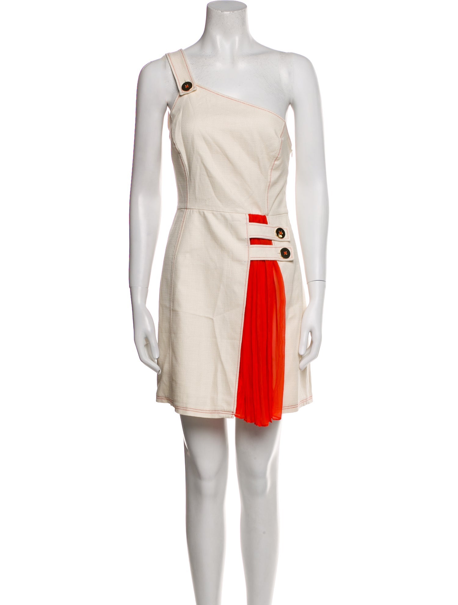 Alexis Colorblock Pattern Mini Dress