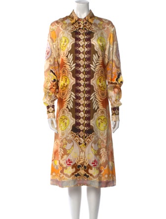 Alexis Printed Midi Length Dress