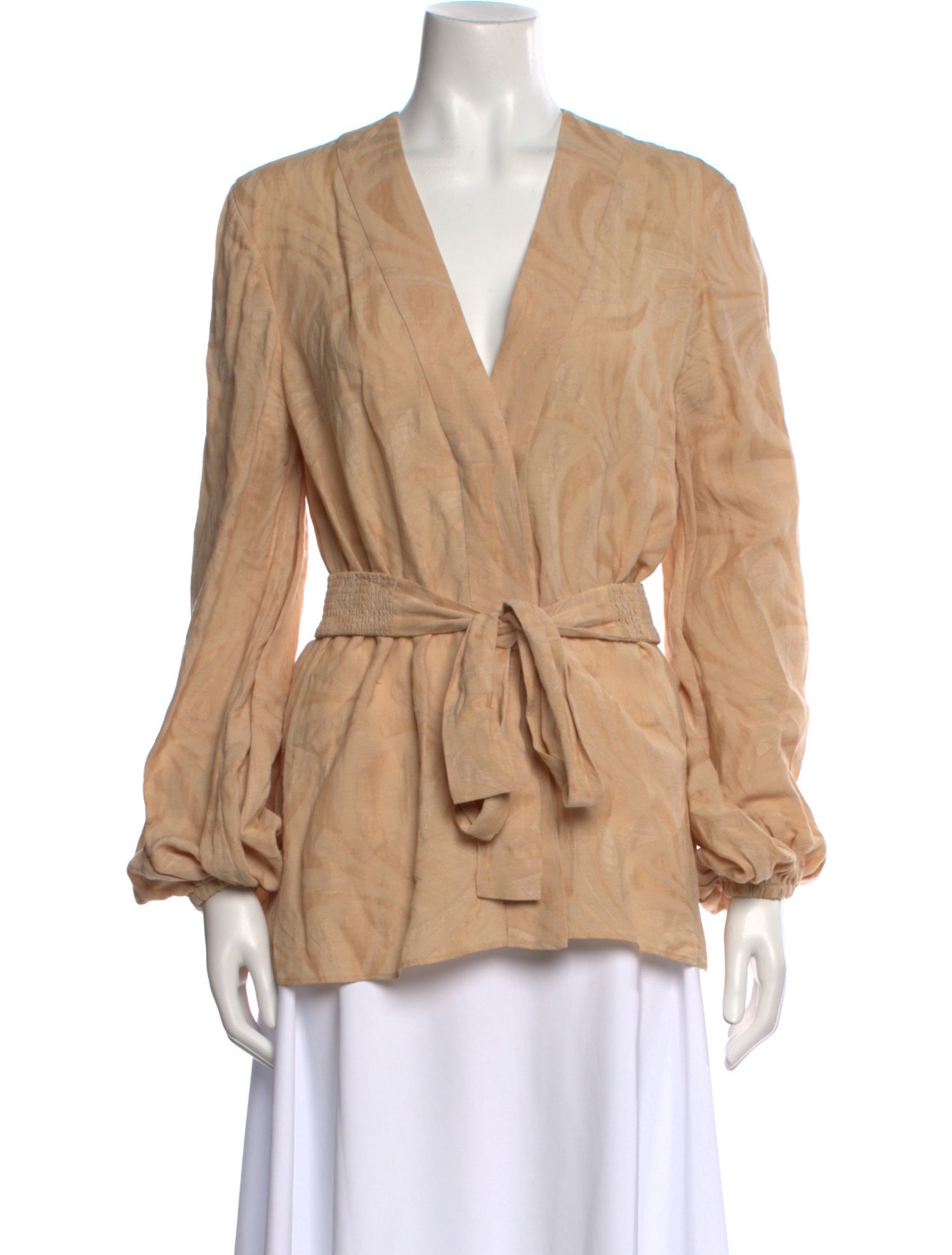 Alexis V-Neck Long Sleeve Blouse