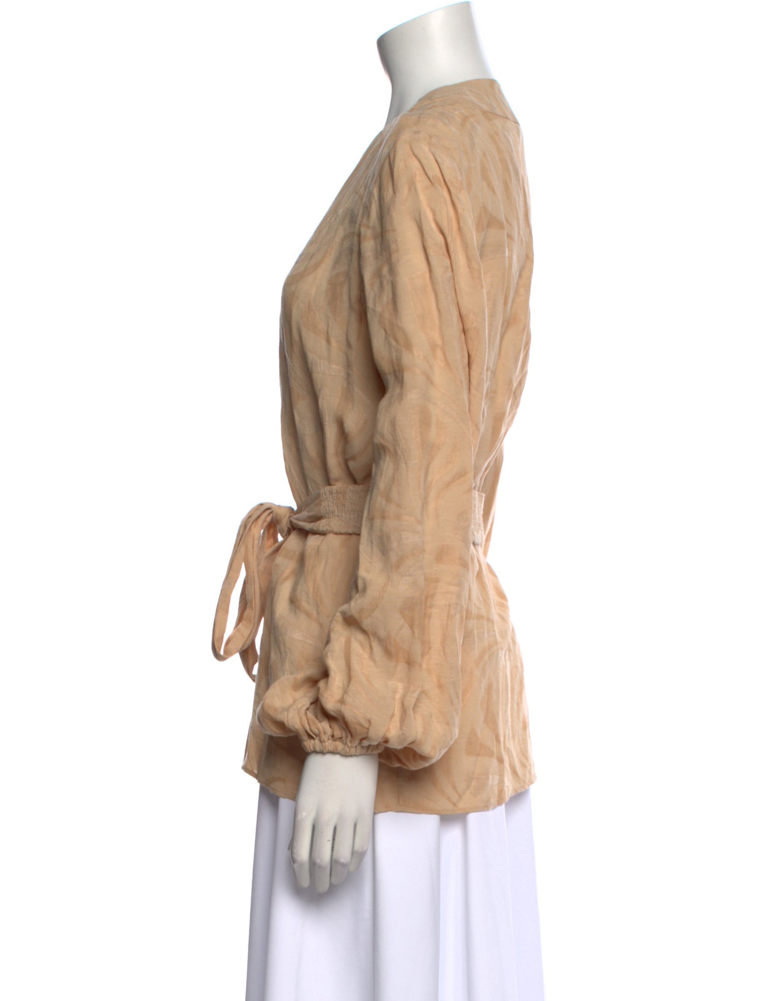 Alexis V-Neck Long Sleeve Blouse