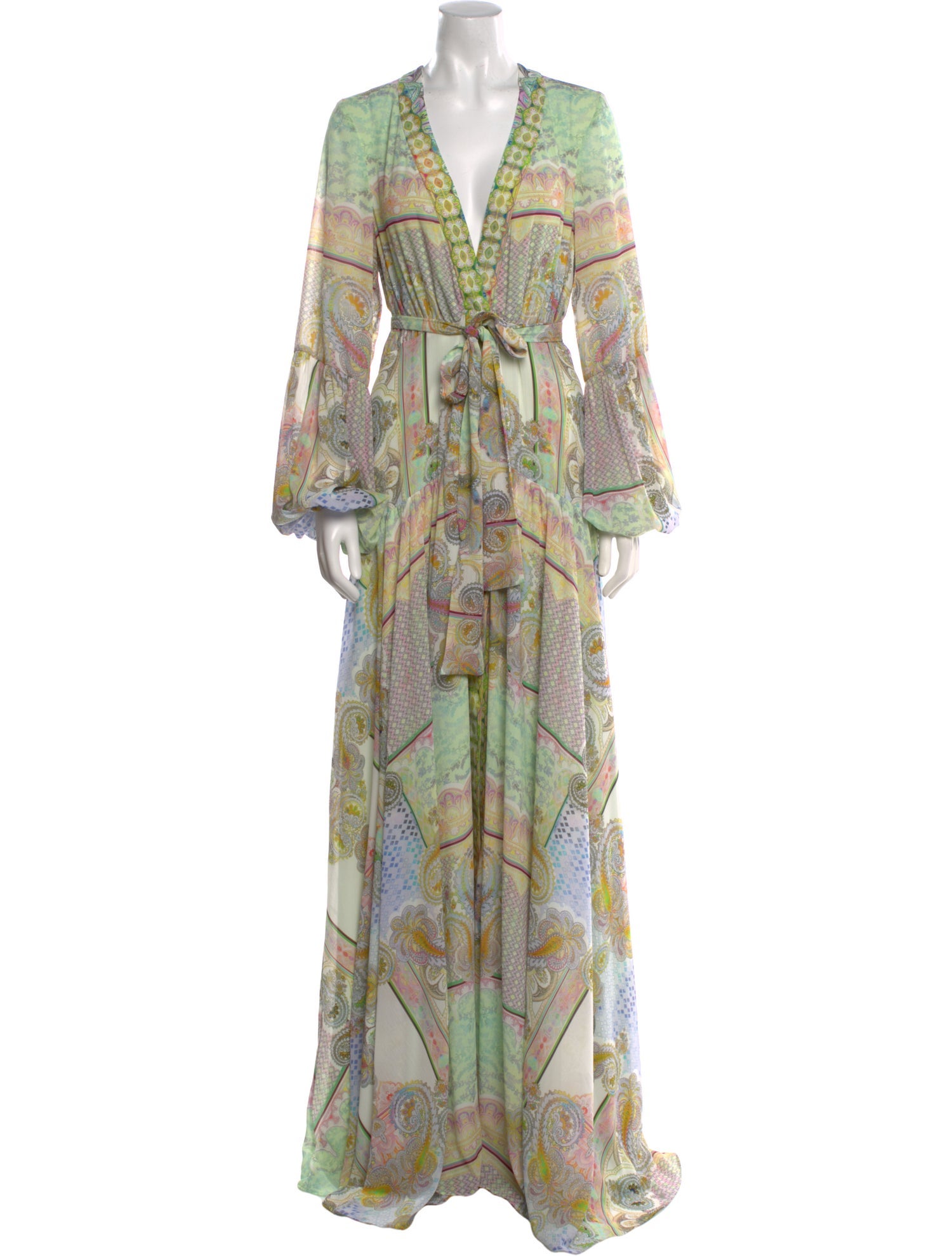 Alexis Printed Long Dress