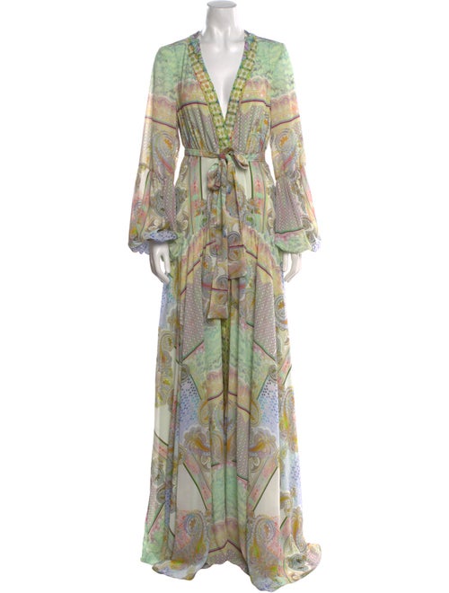 Alexis Printed Long Dress