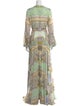 Alexis Printed Long Dress